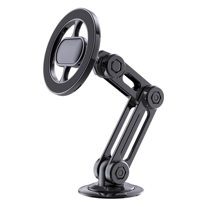 Soporte DE TELÉFONO MÓVIL DE PANTALLA DE SUSPENSIÓN transfronteriza adecuado para Tesla Magsafe telescópico plegable soporte de coche magnético