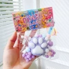 Cute cat paw purple [velvet style]