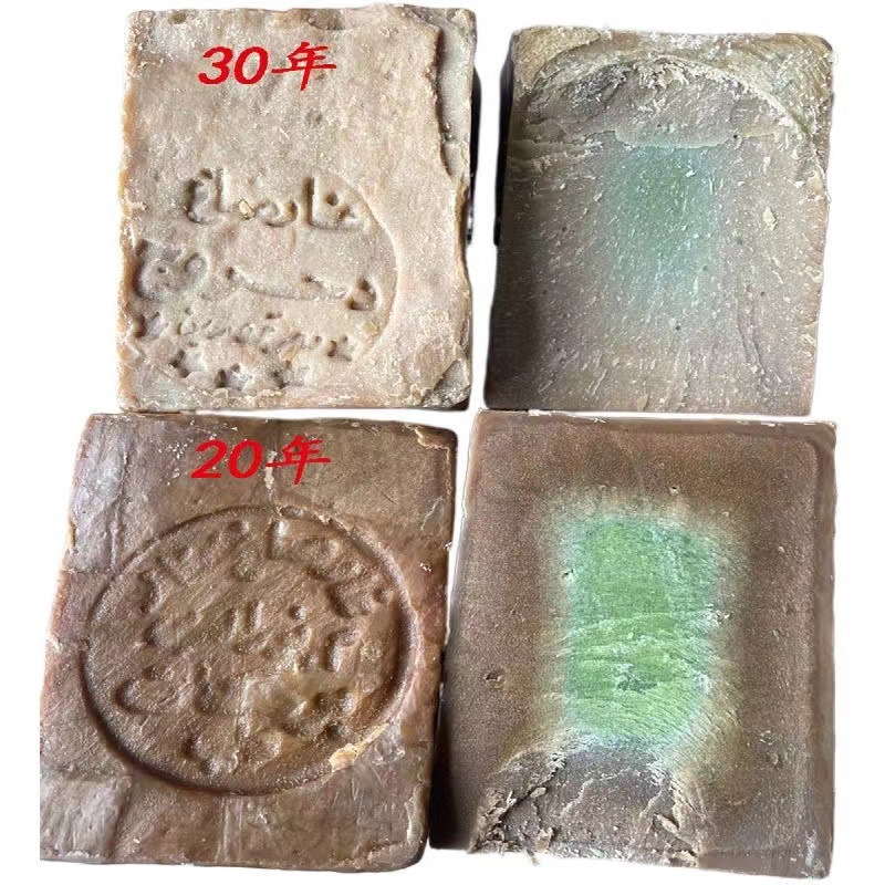 輸入シリアのアレッポの手作りの古石鹸は天然の月桂オリーブオイルを含んでいます。|undefined