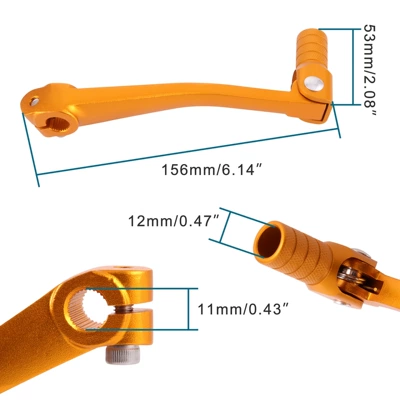 Other drive systems lever adapter XR50 CRF50 - orange