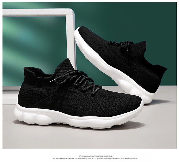 Outdoor-Paar Damen Sommersport, fliegendes gewebtes Mesh, atmungsaktiv, leicht, weich besohlte Tourismus-Wandersockenschuhe,_voghion.com