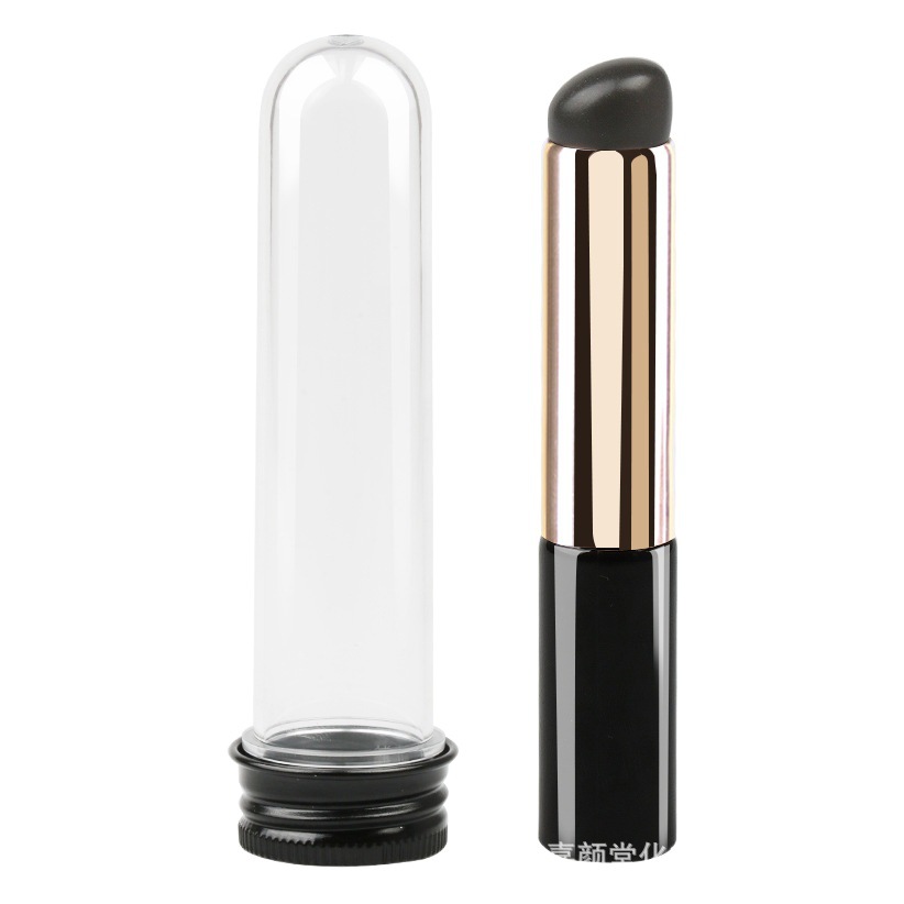Popular celebridad en línea de silicona cepillo de maquillaje cepillo de lápiz labial de silicona manchas Q suave dedo del vientre mini cepillo de labios portátil herramientas de belleza