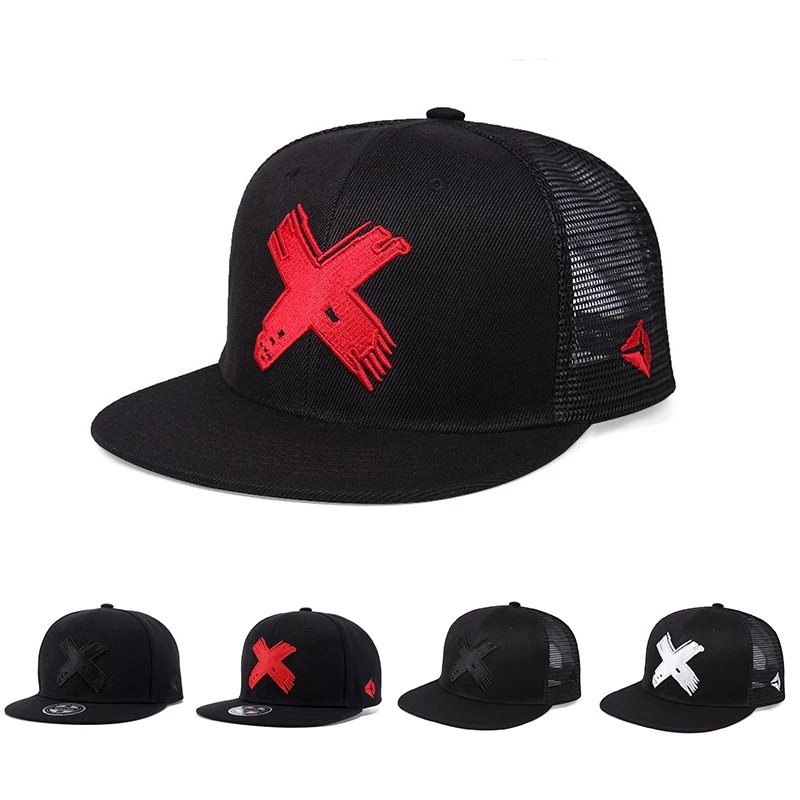 X Buchstabe Hip Hop Cap Für Damen Und Herren Baseball Snapback_voghion.com