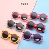 Children's sunglasses suitable for men and women girl's, cartoon fashionable glasses solar-powered, toy, new collection, 2023