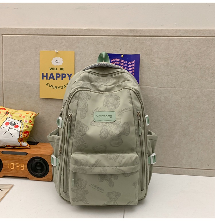 2024 New Large Capacity Stylish Backpack Daily Versatile Men and Women Backpack High School Student Campus Student Bag