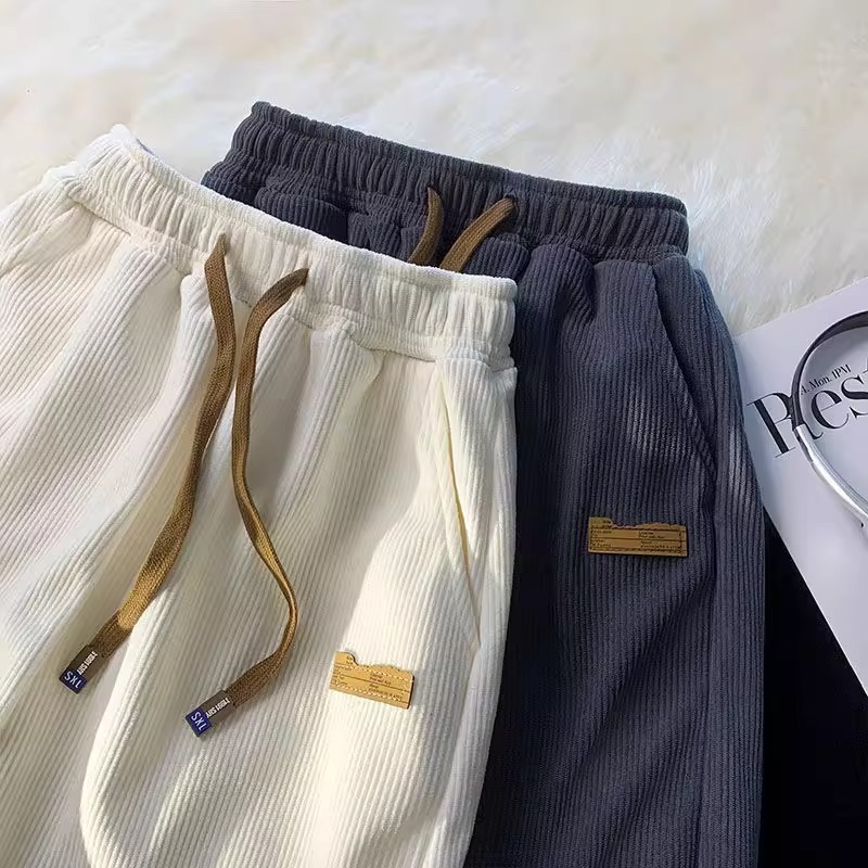 Herren Cordhose Mit Weitem Bein Für Einen Lässigen Look_voghion.com
