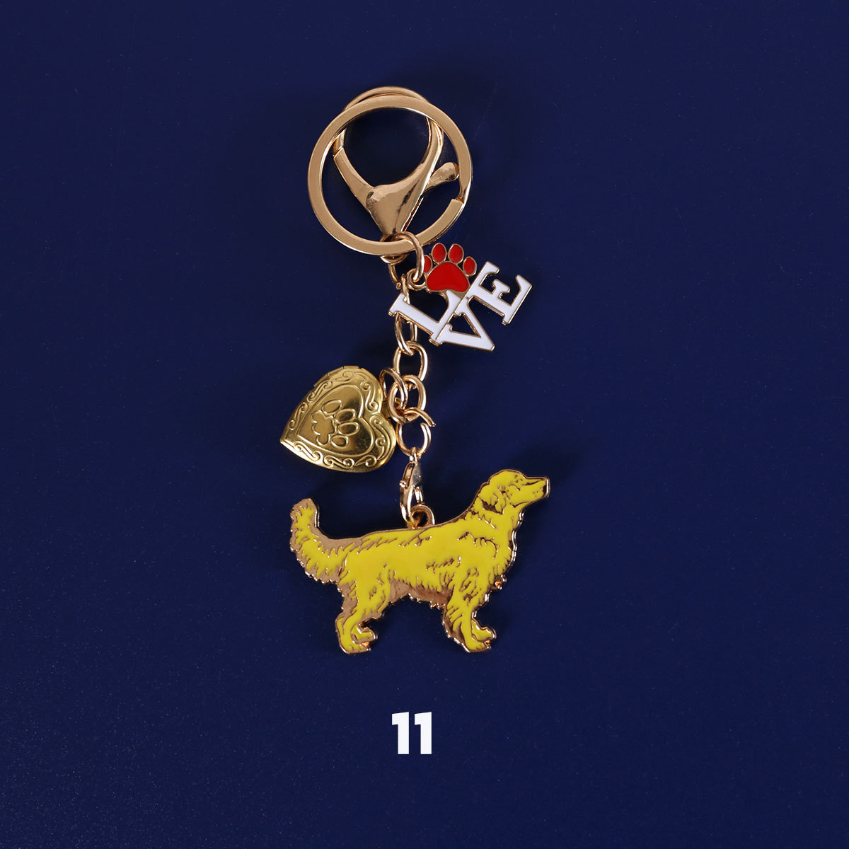 Transfronterizo TK Amazon aleación goteo pet perro conmemorativo coleccionista de pelo DIY almacenar foto colgar llavero