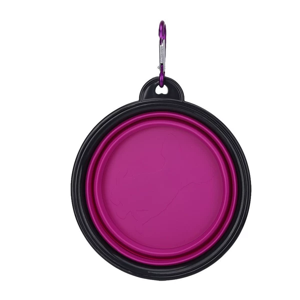 Folding bowl purple