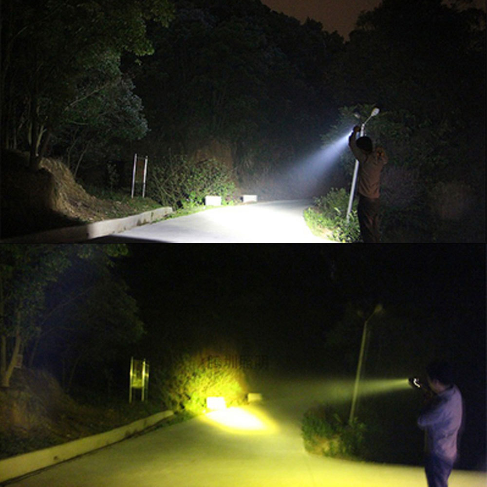 Cross-Border Led Car Light Trinocular 20Led External 4inch Work Light Off-Road Vehicle Auxiliary Inspection Modified Spotlight