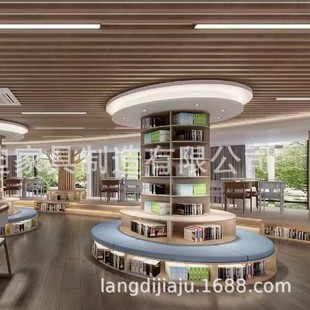 Design Custom Special-Shaped Desk Honor Display Cabinet Storage Partition File Cabinet Library Display Cabinet Bookshelf