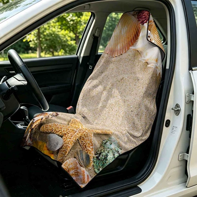2-in-1, ultra-fine fiber outdoor beach | Universal seat cover