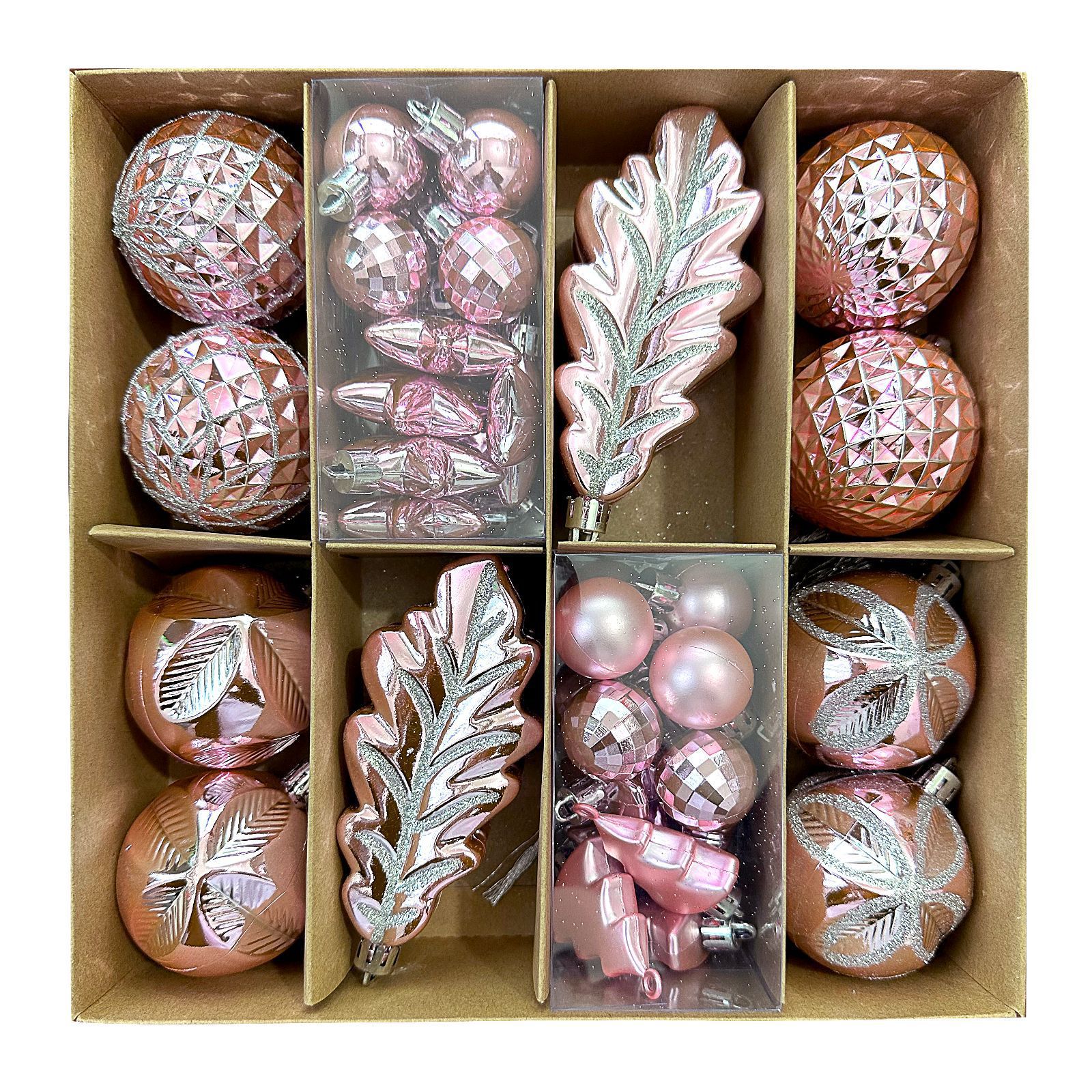 Decoraciones navideñas transfronterizas Decoración de bolas navideñas Juego de bolas navideñas Juego de bolas heterosexuales pintadas Accesorios para árboles de Navidad