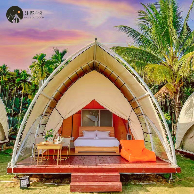 Tienda de Campaña Muye para Acampar al Aire Libre, junto al Mar, en Barco Velero, Turismo Rural, Alojamiento en Campamento, Tienda de Hotel, Gran Venta