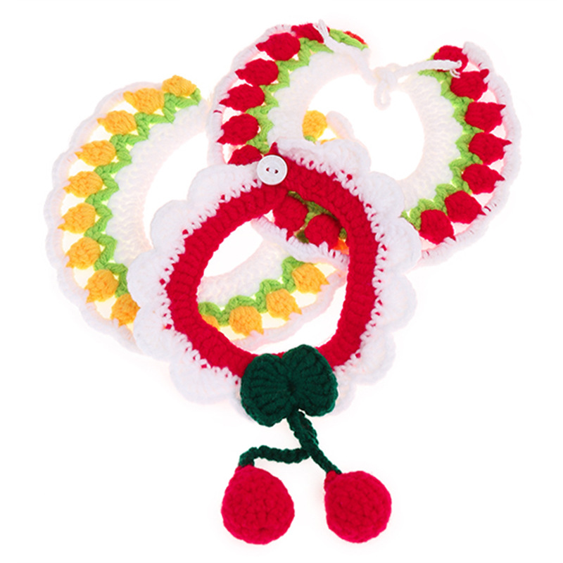 Collar para gatos tejido a mano collar para gatos collar para gatos collar