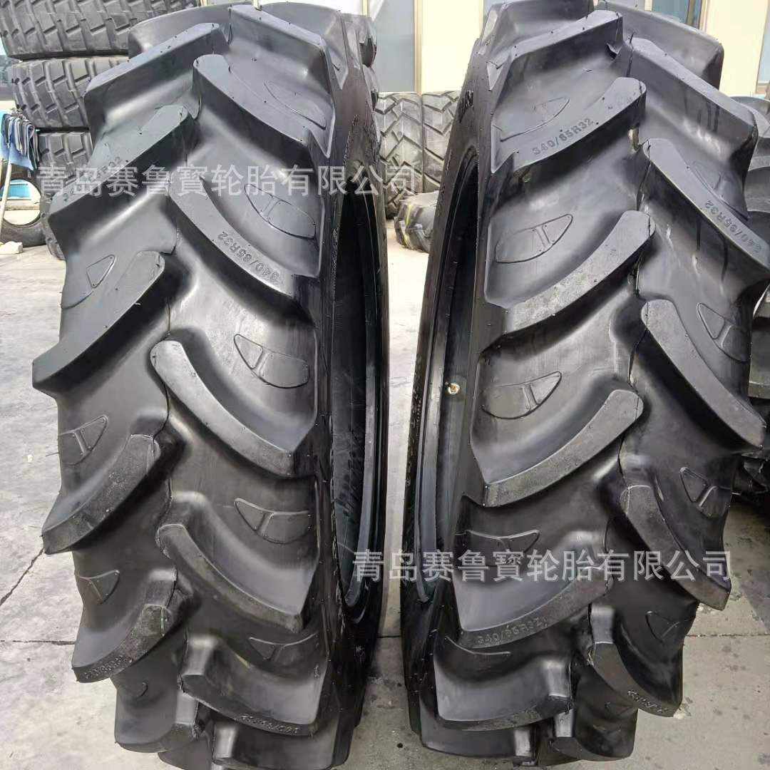 农用子午线拖拉机轮胎 340/85R32 加厚  人字花纹