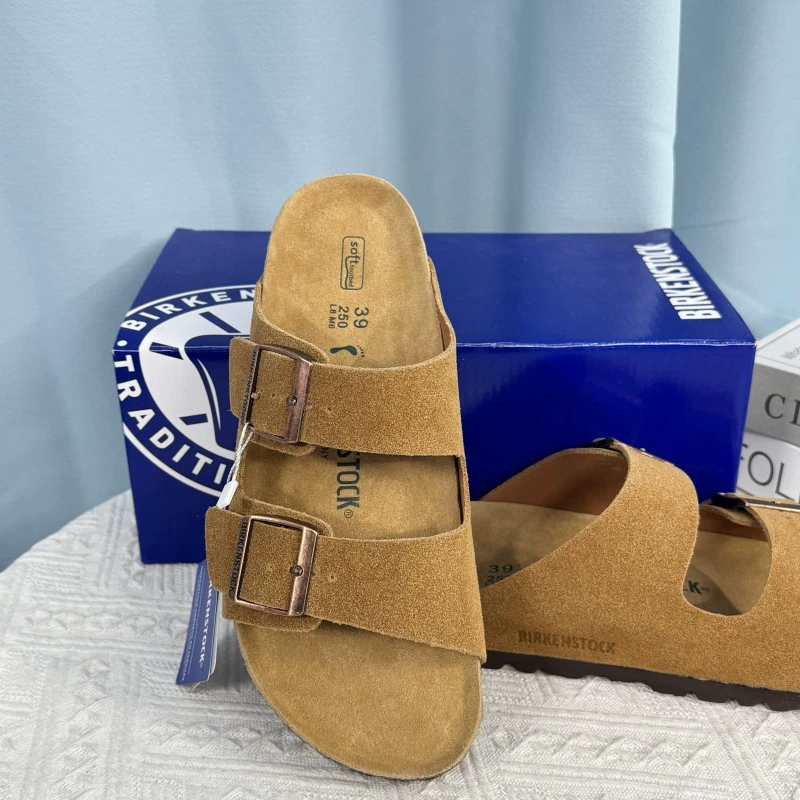 Оригинальные женские тапочки Berken Shoes Cork Summer Summer Skills Platinar Bao Tou Terrace Lazy Shoes Pure Half Men