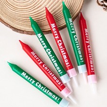 2026圣诞节快乐英文蜡烛蛋糕装饰品圣诞树雪人平安夜甜品装扮蜡烛