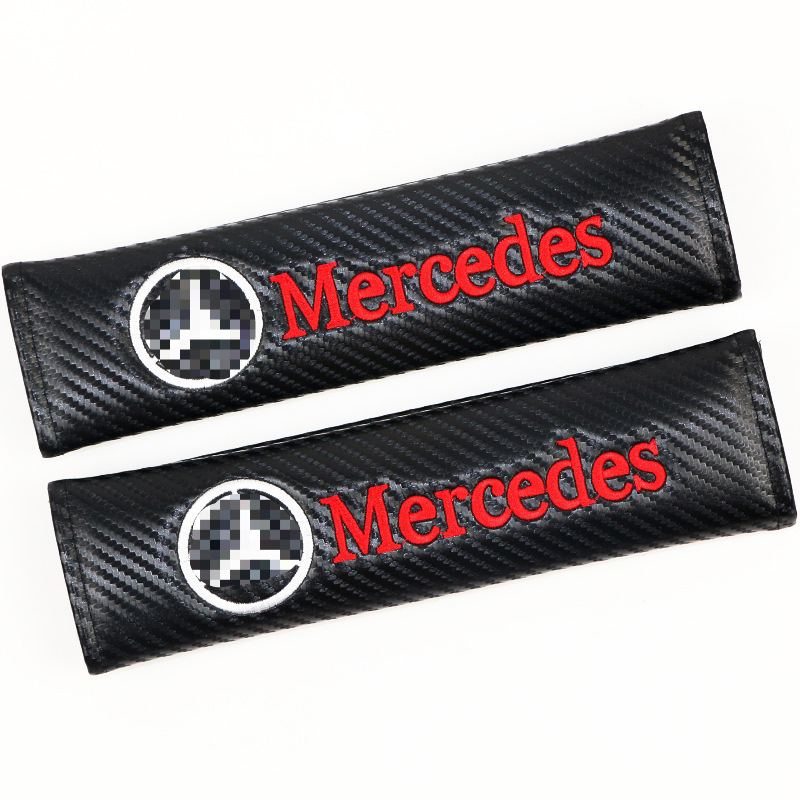 Hot foreign trade explosions factory direct car accessories carbon fiber seat belt shoulder pad suit belt cover