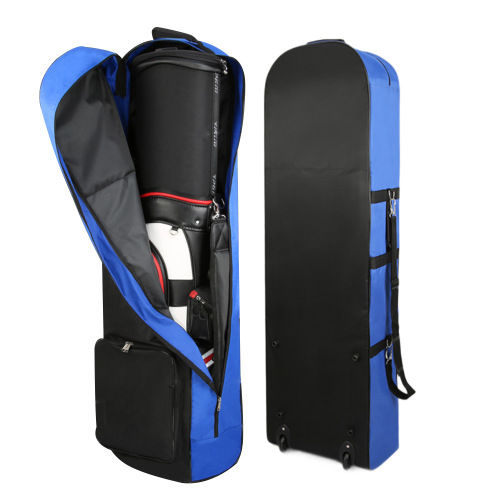 PGM factory direct sales golf aviation bag with pulleys single layer checked golf bag foldable