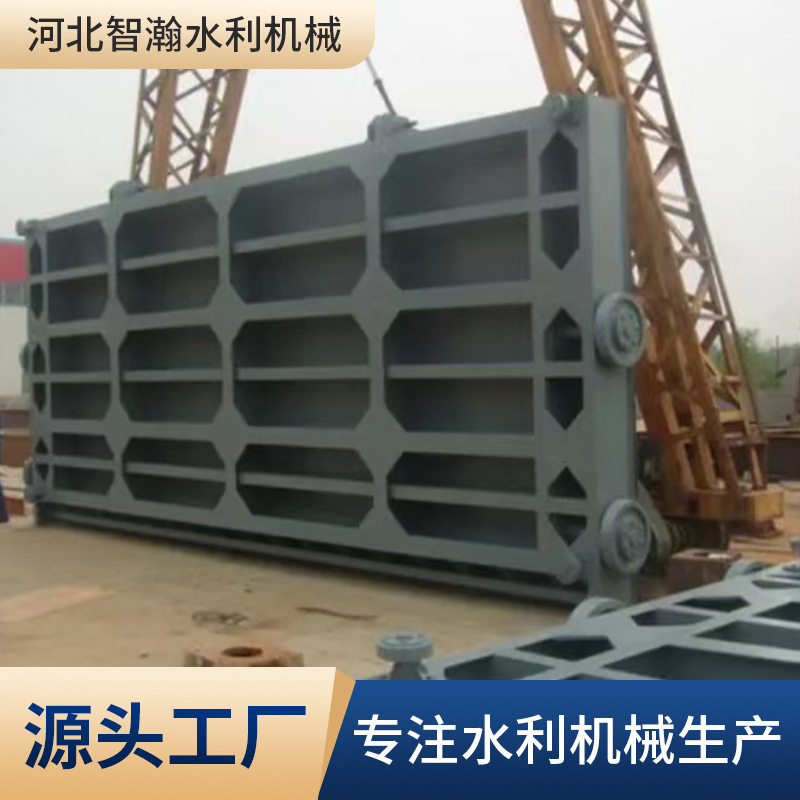钢制闸门平面水库河道止水闸门景观定轮钢制一体式闸门水利水闸