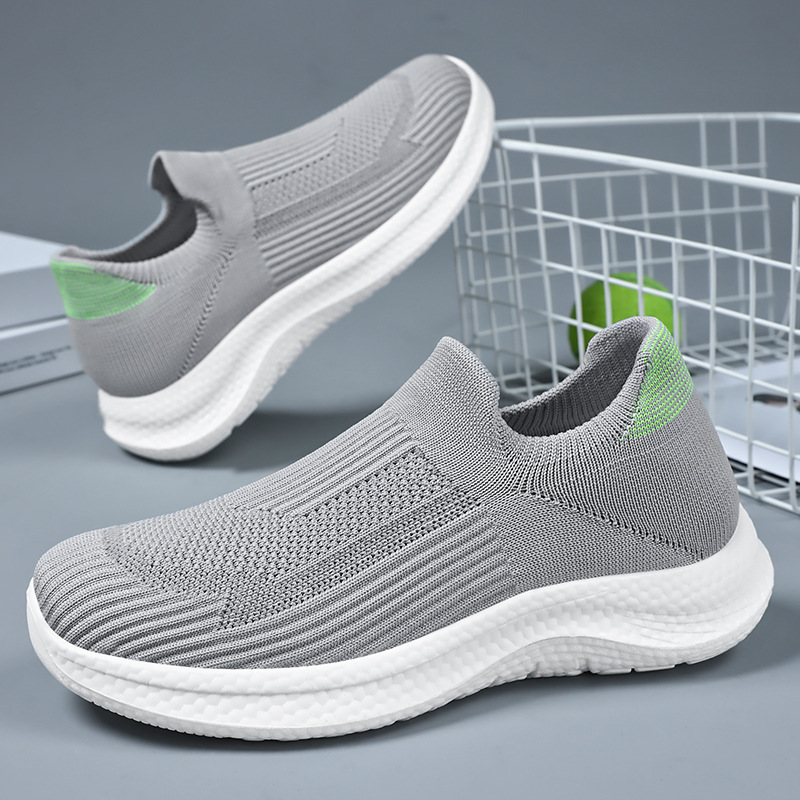 Zapatos de hombre Pies transpirables y no malolientes 2025 nueva tendencia zapatos casuales de suela blanda zapatos transpirables de un pie zapatos deportivos de hombre