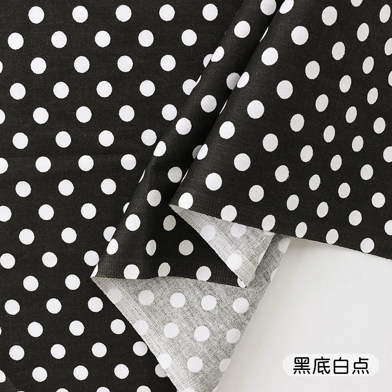 Tejido de algodón, punto de agua, punto de onda, impresión de tela de algodón, camisa, falda, ropa de cama, tela DIY