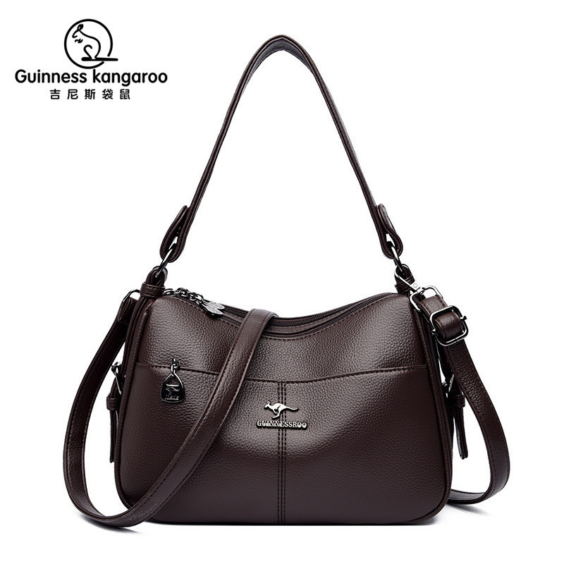Guinness Kangaroo Women's Shoulder Bag, Stylish and Fashionable Commuter Underarm Bag, Large Capacity Crossbody Bag for Middle-Aged Moms Guinness Kangaroo Women's Shoulder Bag, Stylish and Fashionable Commuter Underarm Bag, Large Capacity Crossbody Bag for Middle-Aged Moms