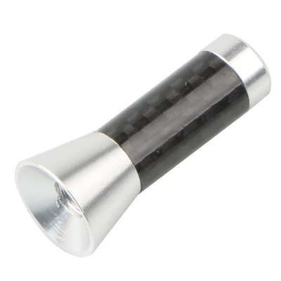 Car Antenna Signal Carbon Fiber Antenna Car Radio Antenna Metal Aluminum Short Long Antenna Modification Supplies Decoration (Other Car Modifications) - 35cm-silver