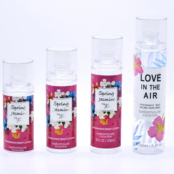 Factory direct sale 80ml/100ml/120ml/150ml PET body spray bottle perfume bottle transparent