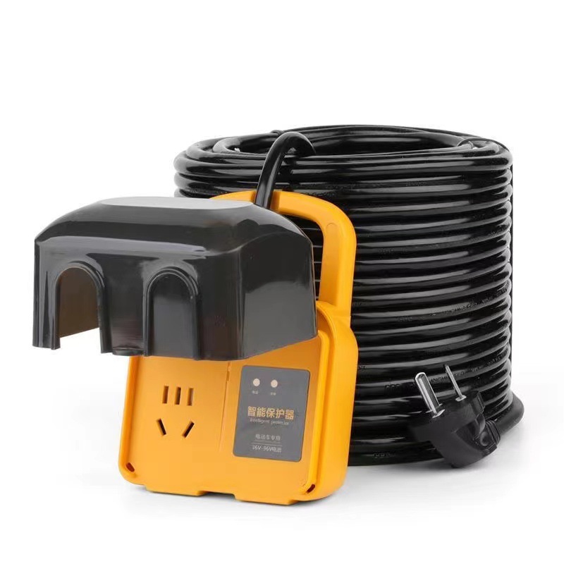 enchufe al aire libre a prueba de lluvia vehículo eléctrico protector de carga socket cable de extensión coche de batería anti-sobre - descarga enchufe