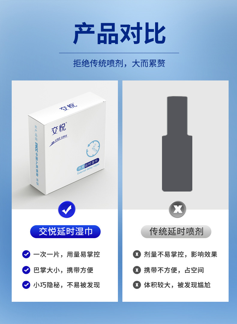 Jiaoyue Delay Wipes Single-Use Men’s Lasting Wipe for Convenient Carry — detail image 10