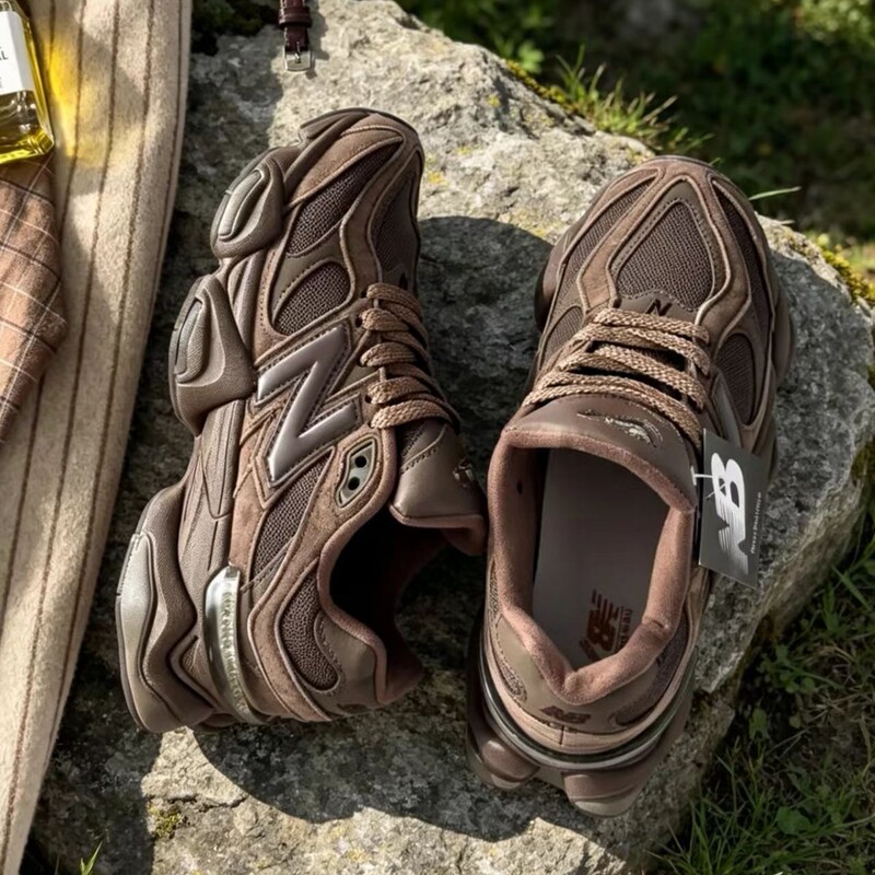 Cross-Border Outdoor Nb9060 Putian Shoes, Comfortable and Versatile, Wear-Resistant Low-Top Running Shoes, Dad Shoes for Men and Women, Gray and Brown Cross-Border Outdoor Nb9060 Putian Shoes, Comfortable and Versatile, Wear-Resistant Low-Top Running Shoes, Dad Shoes for Men and Women, Gray and Brown