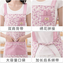 純棉圍裙女家用廚房2021新款網紅時尚韓版可愛防污透氣圍腰工作男