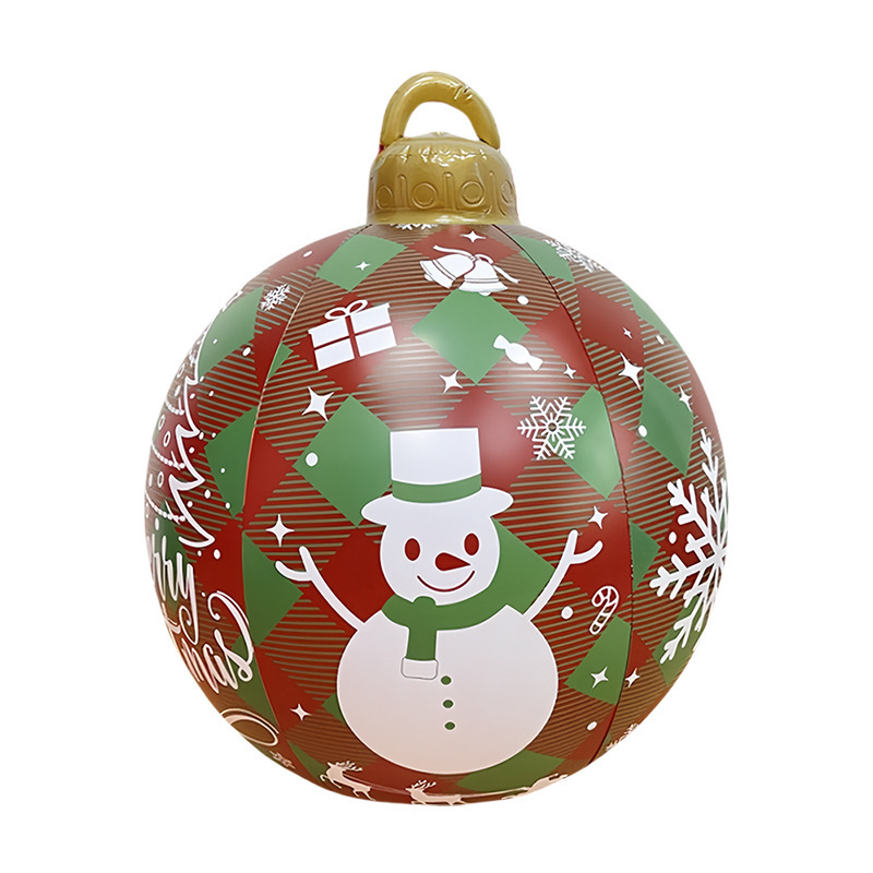Transfronteriza nueva bola inflable de Navidad fiesta patio al aire libre 60cm bola diversión vacaciones atmósfera Decoración