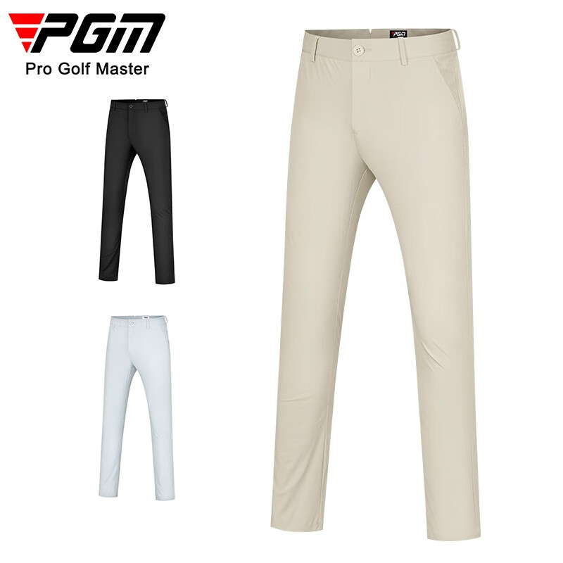 Quần golf nam PGM dài co giãn thoáng khí — KUZ154-Màu đen, KUZ154-Kaki, KUZ154-màu xám