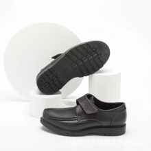 儿童凉鞋低帮浅口圆头黑鞋舞蹈正装柔软仿皮春秋鞋防滑防水鞋跨境