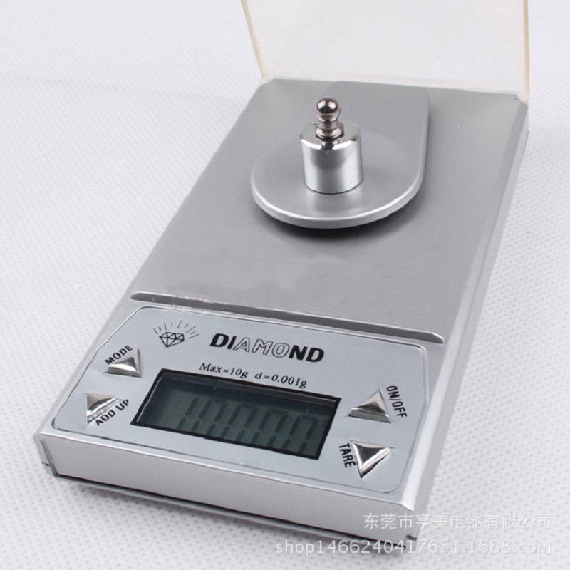 电子分析天平秤0.001g 高精度毫克珠宝秤 千分之一小电子秤口袋秤