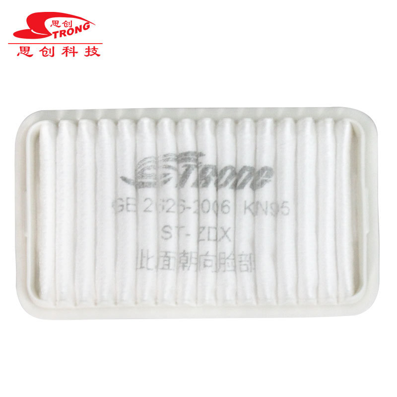 防尘滤芯防霾滤棉耗材大容量折叠防粉尘思创AG100面罩专用ST-ZDX