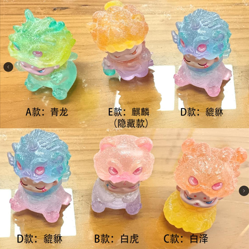 创意潮玩国风神兽系列吉娃灵兽印章盲盒书房桌面装饰摆件厂家直销|undefined