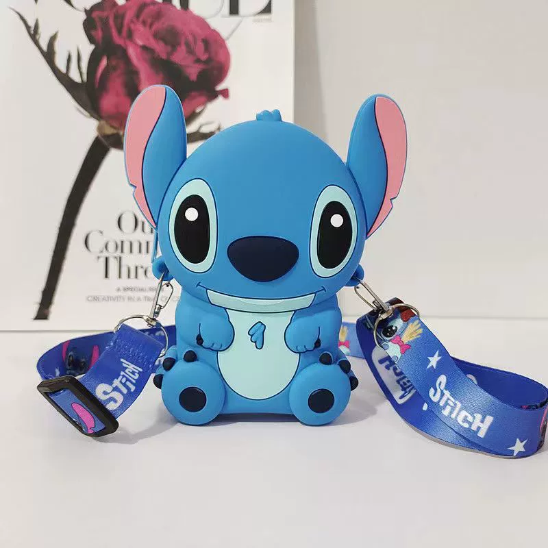 Children's bag, cartoon brand wallet, fashionable silicone shoulder bag