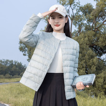 中学生轻薄羽绒服女初中生内胆内搭校服神器高中生少女大童冬外套