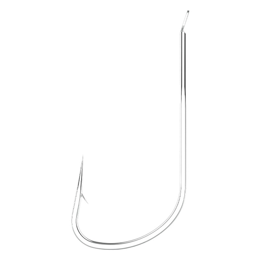 Japan imported bulk fishhook thin sleeve white sleeve hook barbed thin strip fishing hook small fish special fishing gear wholesale