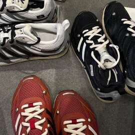 莆田Adizero SFTM 006跑步鞋阿迪透气网面铆钉软底德训慢跑运动鞋