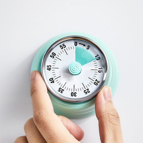 Japanese mechanical timer kitchen cooking timing reminder visual time management alarm clock magnet