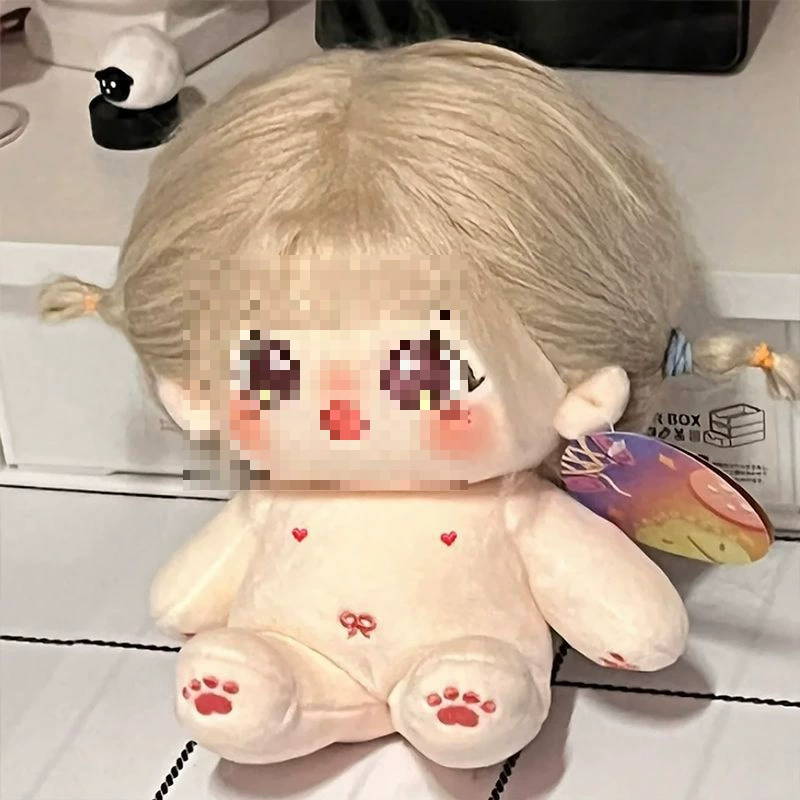 Кукла из хлопка, набор из настоящего плюша, игрушка, скелет для переодевания