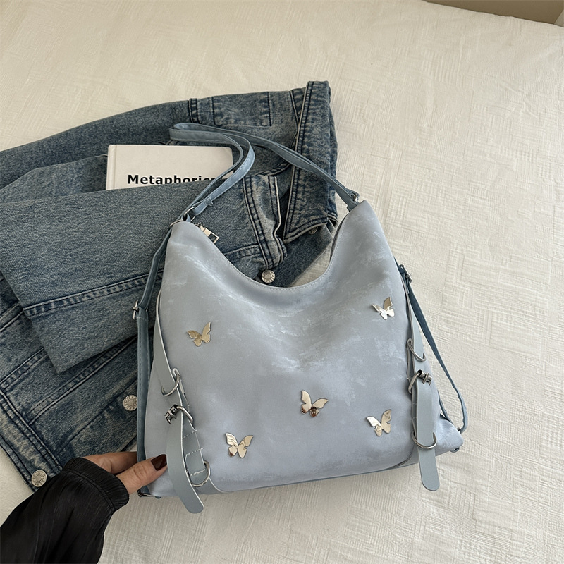 Bolsas de gran capacidad para mujeres 2024 nuevo verano de alto nivel nicho nicho viaje tote de hombro mochila de hombro