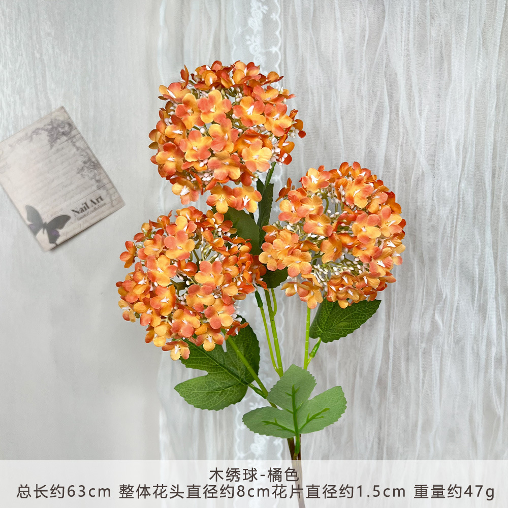 MJ-Gỗ Cẩm Tú Cầu-Cam