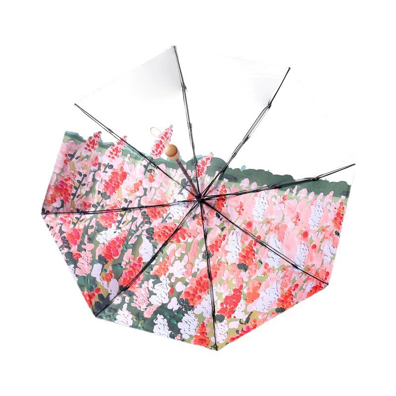 П double-layer concealer, umbrella, handheld linen bag, sun protection, UF-protection, Birthday gift