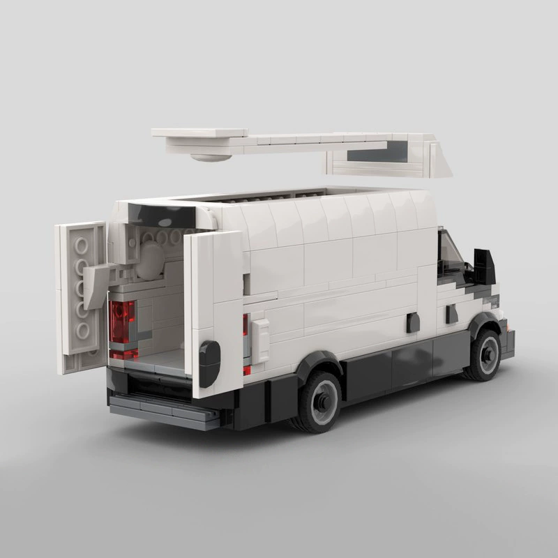 Международная/глобальная сборка MOC 130692-дневной фургон небольшой частицы модель автомобиля совместима с Lego