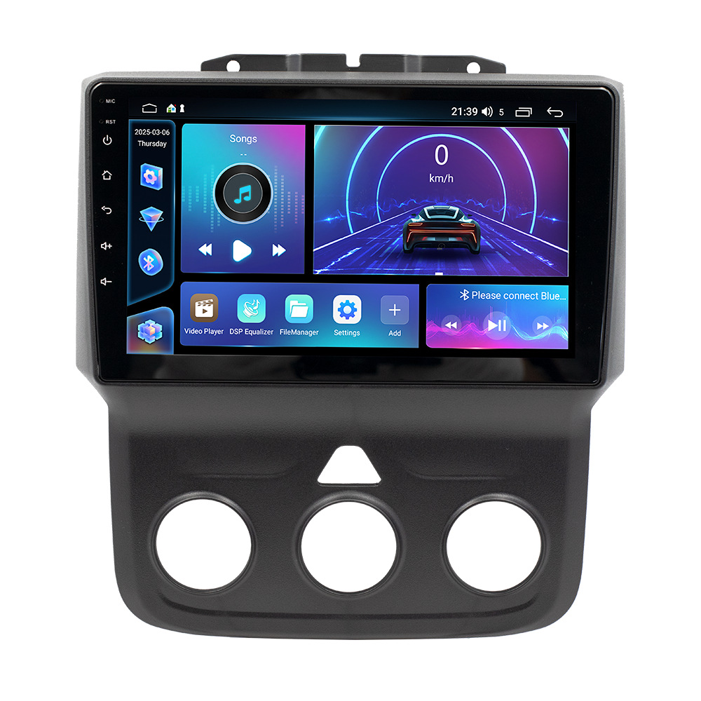 Aplicable a 13 - 19 tipos de vehículo de navegación en coche de Android de Dodge Ram Fang Yitong de cuatro núcleos / ocho núcleos